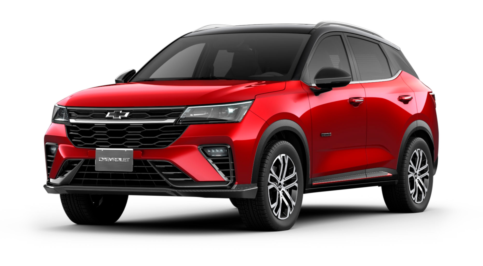 Chevrolet Groove RS CVT 2026 color burdeo techo negro