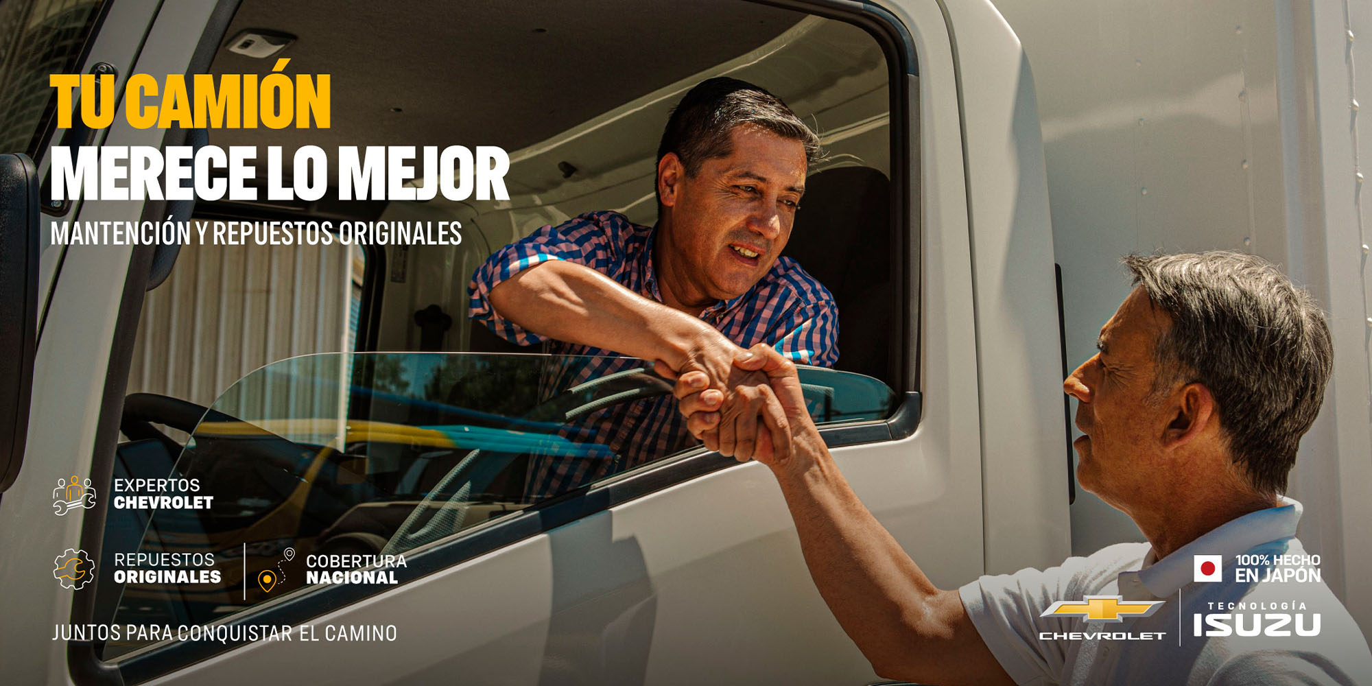 Mantenimiento y repuestos originales Chevrolet para camiones