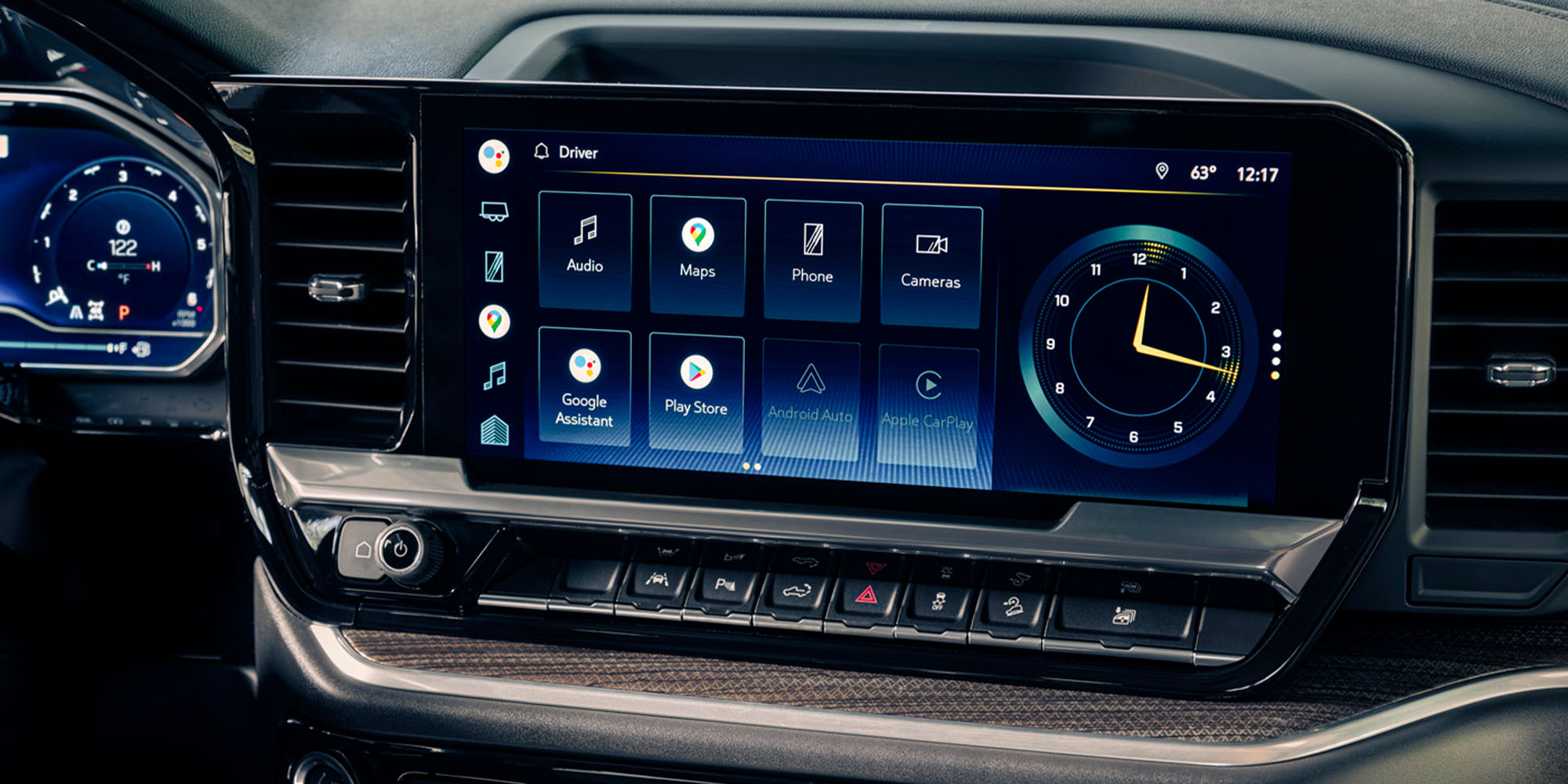 Pantalla central táctil