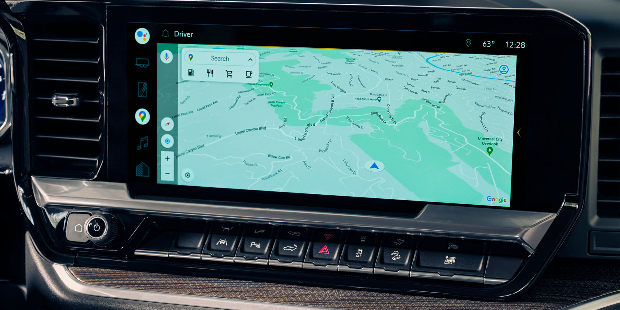 Pantalla táctil de 13.4 pulgadas en la Chevrolet Silverado